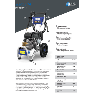 IDROPULITRICE MOD. 481 ACQUA FREDDA ANNOVI REVERBERI   