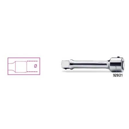 PROLUNGHE CON ATTACCHI QUADRI MASCHIO E FEMMINA 1" CROMATE ART. 929/21   