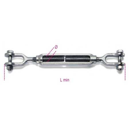 TENDITORE A DUE FORCELLE 8009Z M8 (5/16)