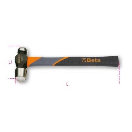 MARTELLO CON TESTA TONDA E PENNA SFERICA L MM 330 ART. 1377T   