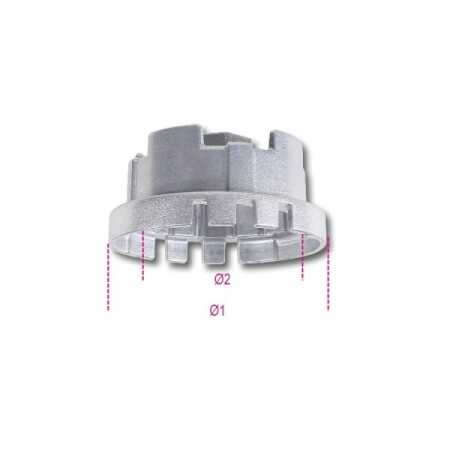 Chiave a bussola per filtri olio per auto asiatiche Ø1 mm70 art. 1493AL 4S
