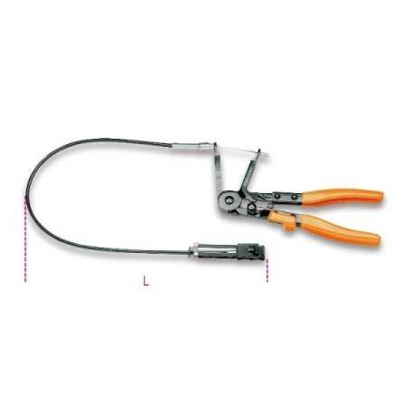Pinza automatica con prolunga per anelli stringitubo art. 1472AU/P