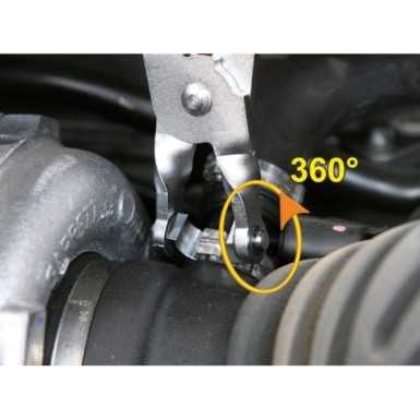 Pinza con teste orientabili, per fascette Clic® art. 1472FC