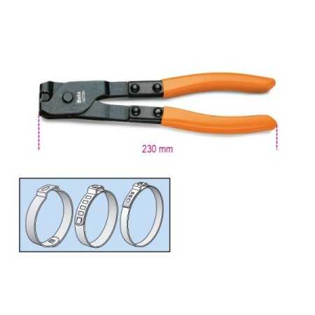 Pinza con reggiasola per collari OETIKER® art. 1473A