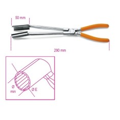 Pinza per cappucci candele d’accensione a becchi lunghi piegati 15° art. 1474L