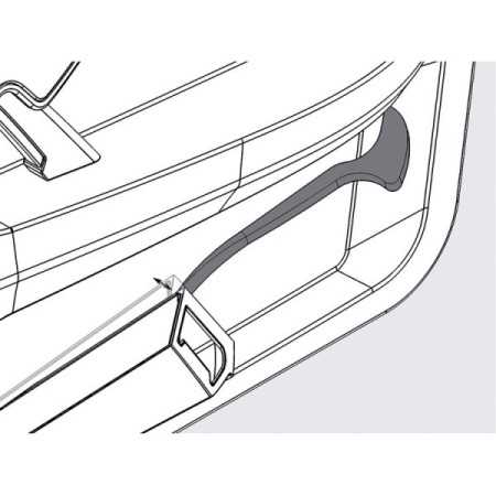 ​Coppia di leverini multifunzione in Teflon® art. 1479L/S2