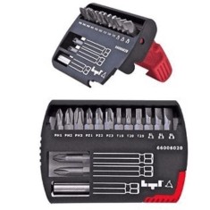 KIT INSERTI PER AVVITATORE SET 15 PEZZI ATTACCO ESAGONALE MASCHIO 1\4 LTI KRINO