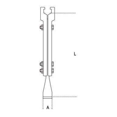 Estrattore universale idraulico a due griffe art. 1580/8I