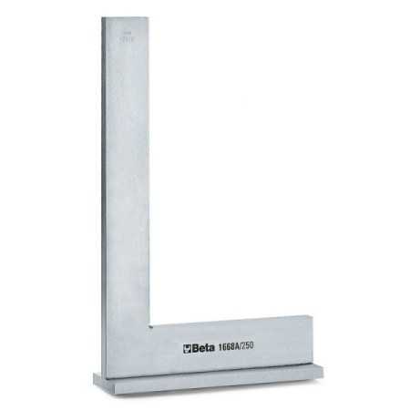 Squadre a cappello in acciaio normalizzato rettificate L mm 200 art. 1668A