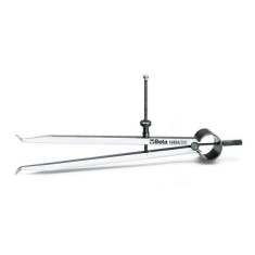 Compassi di precisione per interni punte in acciaio temprato L mm 150 art. 1680A