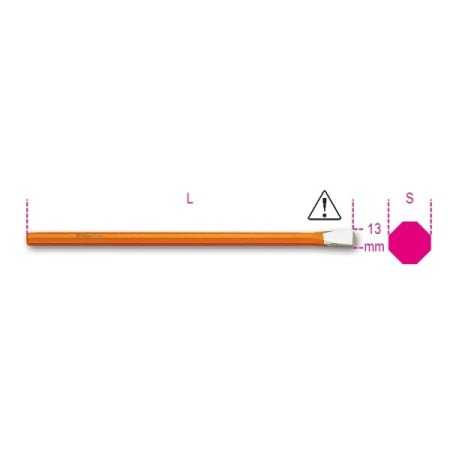Scalpelli per elettricisti SxL mm 10x200 art. 1701NE