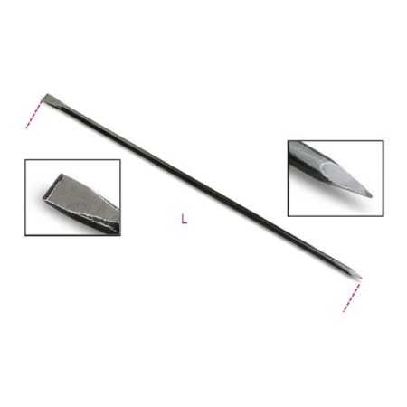 Leve con estremità a punta e a scalpello L mm 1500 art. 1704A