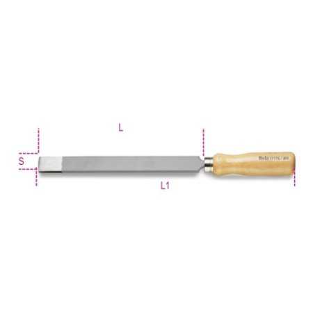 Raschietti piatti L mm 250 art 1717C