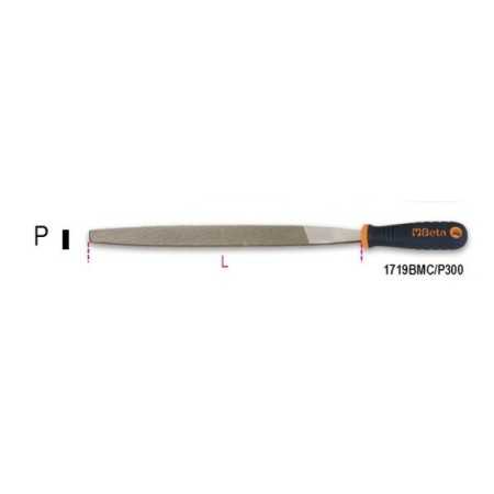 Lime mezzotonde e piatte a mazzo impugnatura bimateriale antiscivolo L mm 300 art 1719BMC/P