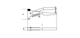 Rivettatrice per inserti filettati con 4 testine intercambiabili e 4 perni art 1742 2