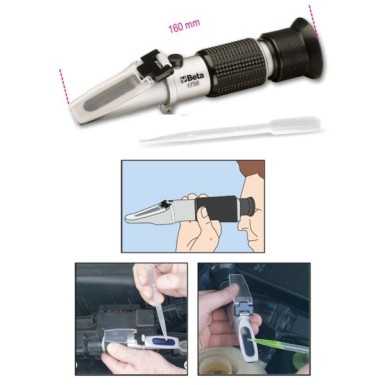 Analizzatore ottico per liquidi di raffreddamento, batteria, lavavetri e AdBlue® in astuccio rigido art 1759