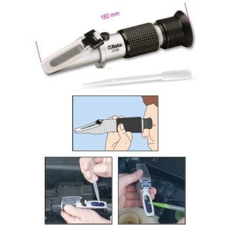 Analizzatore ottico per liquidi di raffreddamento, batteria, lavavetri e AdBlue® in astuccio rigido art 1759