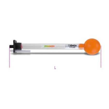 Densimetro per liquidi batteria L mm 280 art 1759B