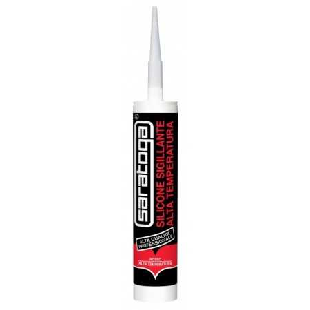 SILICONE SIGILLANTE TERMICO ALTA TEMPERATURA ROSSO +380 310ML SARATOGA