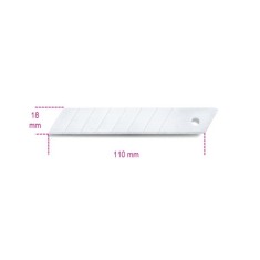 10 lame a settori 18 mm per cutter 1771, 1771BM e 1771HD art 1771RL