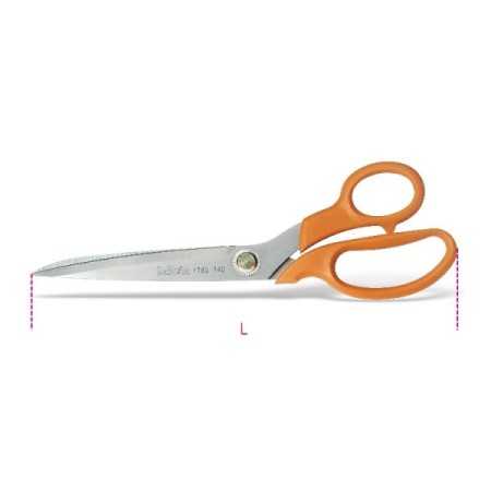 Forbici modello leggero in acciaio inossidabile L mm 240 art 1783