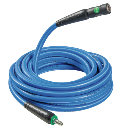 PROLUNGHE DI TUBO ALTA FLESSIBILITÁ IN POLIMERO IBRIDO FLEXAIR CON RACCORDO RAPIDO DI SICUREZZA PREVOS1 MT.10