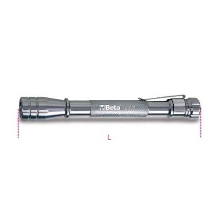 Torcia LED per ispezioni, in robusto alluminio anodizzato art 1835/2