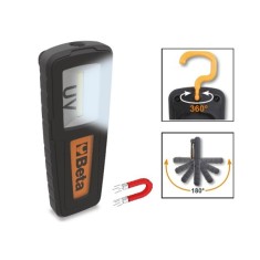 Lampada ricaricabile UV + luce bianca ideale per la ricerca di perdite art 1838UV