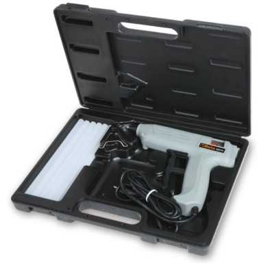 Pistola per colla a caldo con 12 stick di colla termofusibile in valigetta art 1851VK