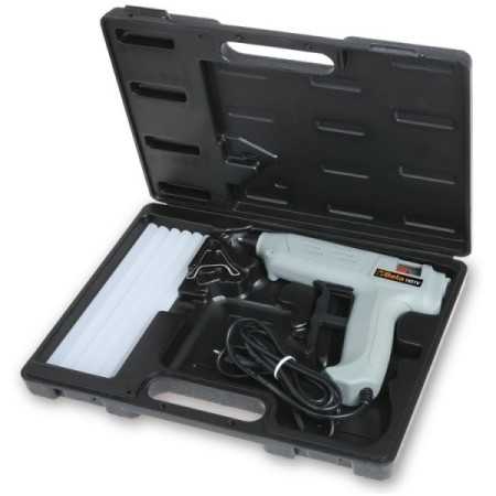 Pistola per colla a caldo con 12 stick di colla termofusibile in valigetta art 1851VK