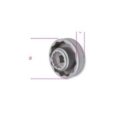 Chiave a bussola poligonale per dadi mozzo ruota MV AUGUSTA Ø mm 70,7 art 3075MV