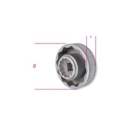 Chiave a bussola poligonale per dadi mozzo ruota MV AUGUSTA Ø mm 70,7 art 3075MV
