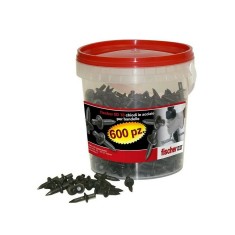 FISCHER - Chiodo in acciaio a percussione ED 18 FISCER Conf. 600 Pz