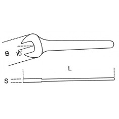 CHIAVE A FORCHETTA 10MM ISOLATA 1000V BETA ART. 52MQ 2
