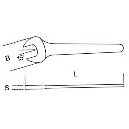 CHIAVE A FORCHETTA 10MM ISOLATA 1000V BETA ART. 52MQ