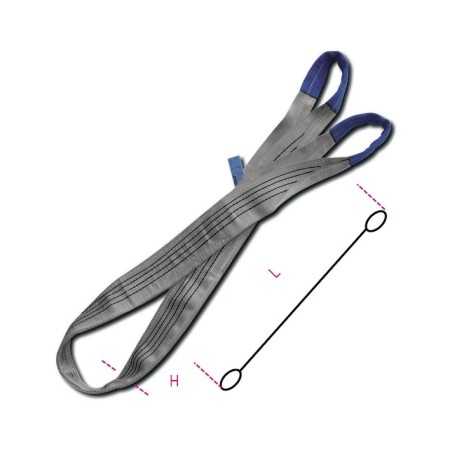 FASCHE DI SOLLEVAMENTO GRIGIO 4T MT.1 8157/2