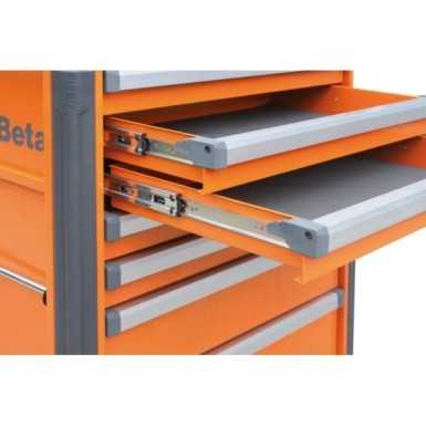 Cassettiera con sette cassetti rosso , Beta C33 7/R   