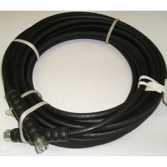 TUBO IDROPULITRICE ALTA PRESSIONE 5/16 NERO 400 BAR ACQUA CALDA E FREDDA