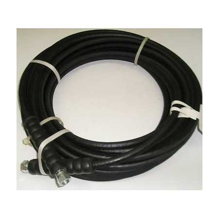 TUBO IDROPULITRICE ALTA PRESSIONE 5/16 NERO 400 BAR ACQUA CALDA E FREDDA