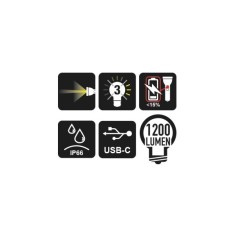 Torcia led ad alta luminosità beta 1833 L/USB 2