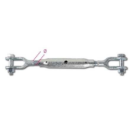 TENDITORE A DUE FORCELLE 8009Z M8 (5/16)