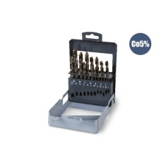 Punte Elicoidali Cilindriche, in Acciaio HSS-CO 5% art.  415CO/SP19A