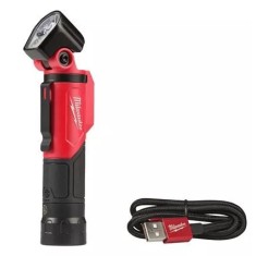 Torcia compatta 500 Lumen ruotabile ricaricabile con USB L4 PWL-201