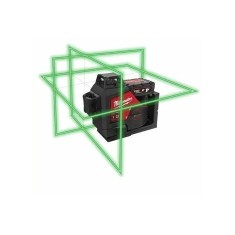 Milwaukee laser verde 360° 3 lineee M12 3PL-401C 2