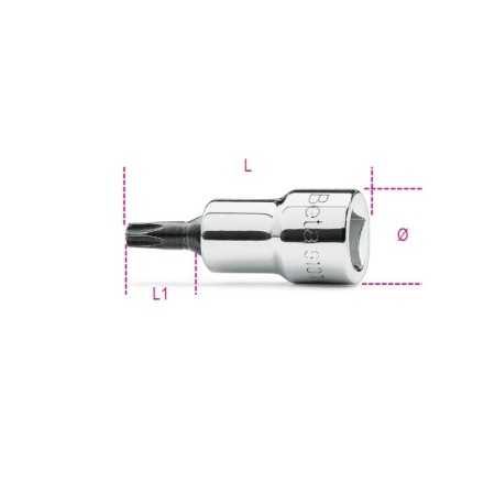 CHIAVI A BUSSOLA MASCHIO PER VITI CON IMPRONTA TORX® T45 ART. 910TX   