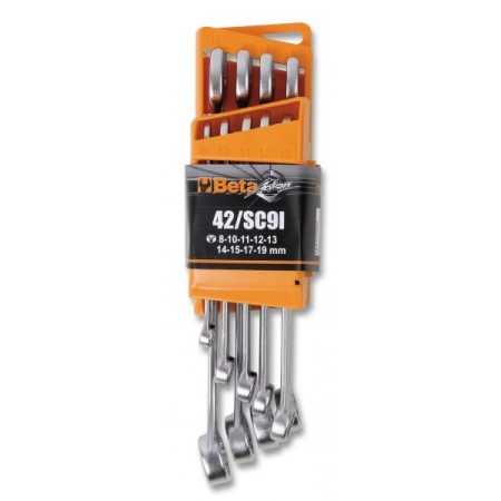 SERIE DI 9 CHIAVI COMBINATE CON SUPPORTO COMPATTO BETA 42/SC9I