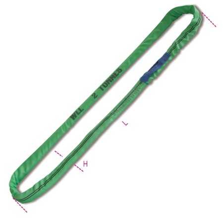 FASCHE AD ANELLO  VERDE 2T MT.0,5 8173/0,5