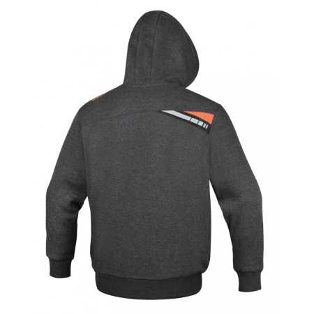Felpa Zip Lunga, Con Cappuccio - BetaWORK 7665G
