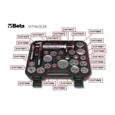 ARRETRATORE PNEUMATICO PISTONCINI FRENI A DISCO BETA ART. 1471M/C22   