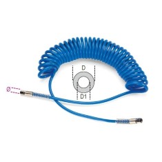 Spirali In Poliuretano 95 Shore Estensibili Fino A 9 M - Beta 1915B
